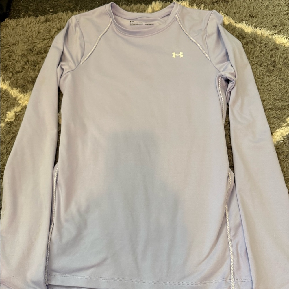 Under Armour Light Purple ColdGear Top, Women’s Size Small